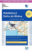 Carte aéronautique VFR de Marseille-Delta du Rhône version plastifiée 2024