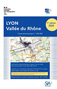 Carte aéronautique VFR de Lyon-Vallée du Rhône 2024