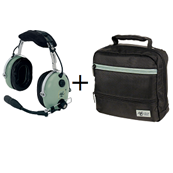 Aviation headset H10-60 + bag