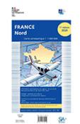 Carte aéronautique VFR Million du Nord de la France 2024