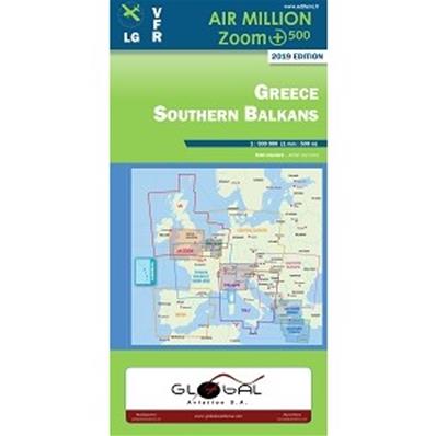 Carte VFR Grèce Air Million ZOOM 2024