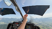 AviationShade – Pare-soleil de cockpit réutilisable pour pilote