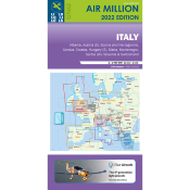 Carte VFR Italie et Suisse Air Million 2022