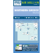 Carte VFR Grèce Air Million ZOOM 2023