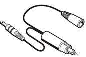 Cigaret lighter cable for headset S1 Digital