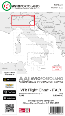 Carte VFR Italie 2023