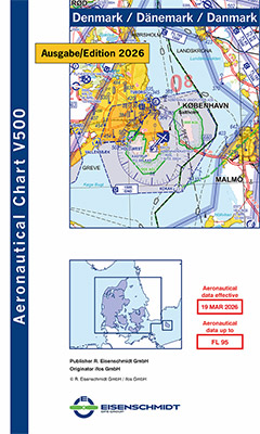 Carte VFR OACI Danemark 2026