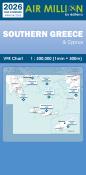 Carte VFR Grèce et Chypre Air Million ZOOM 2026