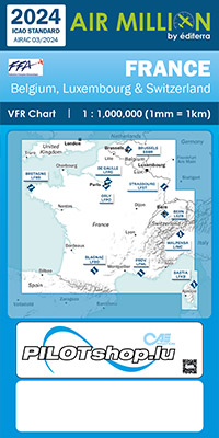 Carte VFR France Air Million jour 2024