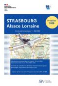 Carte aéronautique VFR de la région Strasbourg-Alsace-Lorraine 2026 édition 1