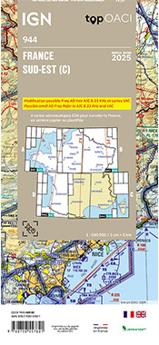 VFR Chart France 2025