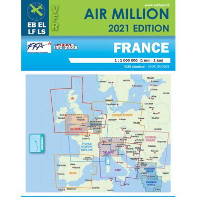 VFR Chart France Day Air Million 2021
