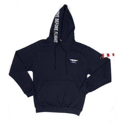 Hoodie Skyline Remove before flight navy blue for woman