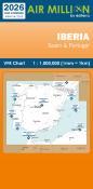 Carte VFR Espagne et Portugal Air Million 2026