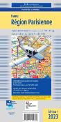 VFR chart for Paris aera laminated 2023
