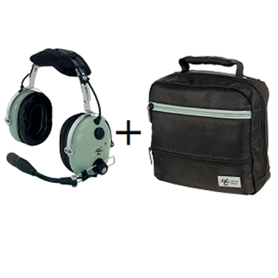 Aviation headset H10-60 + free bag