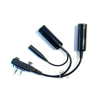 Adaptateur Casque Jack 3.5mm - TRRS (4 Broches) Vers 2 Jacks Séparés (Micro + Casque) Pour PC