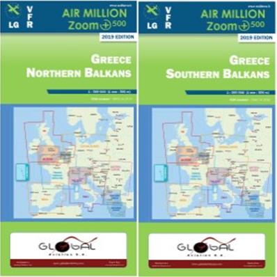 Carte VFR Grèce Air Million ZOOM 2022