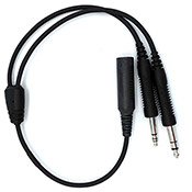 Adaptateur de LEMO vers double jack