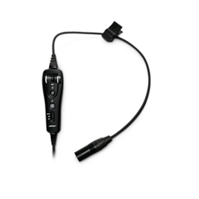 XLR5 plug, straight cable high impedance and Bluetooth® Bose A20®
