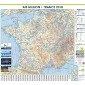 Wall chart France Air Million 2023