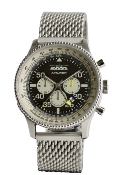 Watch Chronograph V1/B Airliner with mesh Milanese strap