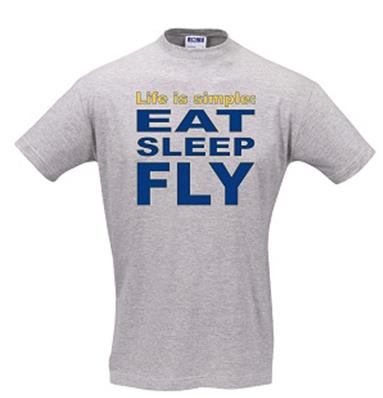 T-shirt EAT SLEEP FLY