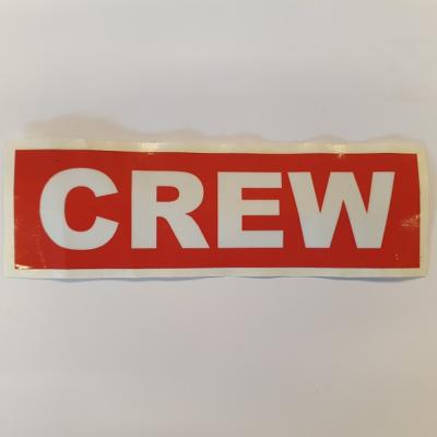 Autocollant équipage CREW