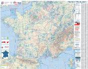 Carte murale France Air Million 2026