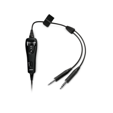 Double jack, straight cable high impedance for Bose A20®