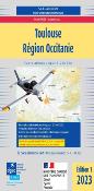 Carte aéronautique VFR de Toulouse région Occitanie version plastifiée 2023