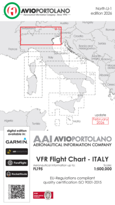 Carte VFR Italie 2026