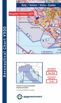 Carte VFR Italie centre 2025