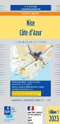 Carte aéronautique VFR de Nice-Côte d'Azur version plastifiée 2023