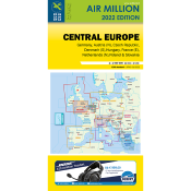 Carte VFR Allemagne et Europe Centrale Air Million 2022