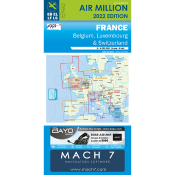 Carte VFR France Air Million jour 2022