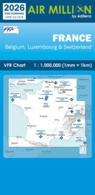 Carte VFR France Air Million 2026
