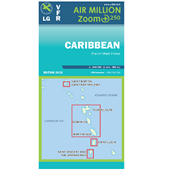 Carte VFR Iles Caraïbes Air Million ZOOM 2020