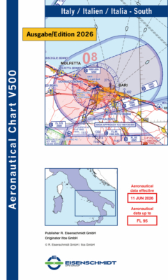 Carte VFR Italie du Sud 2026