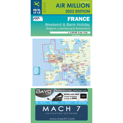 Carte VFR Week-end Air Million 2022