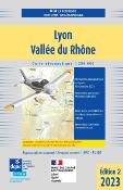 Carte aéronautique VFR de Lyon-Vallée du Rhône 2023