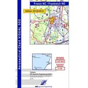 VFR ICAO chart for France North East 2024