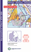 VFR ICAO chart for Denmark 2024