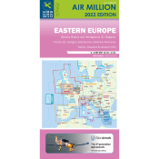 Carte VFR Europe de l'Est Air Million 2022