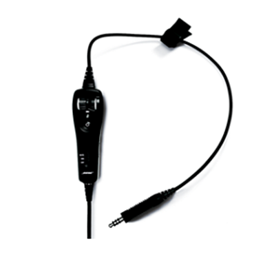 U/174 plug, straight cable high impedance Bose A20®