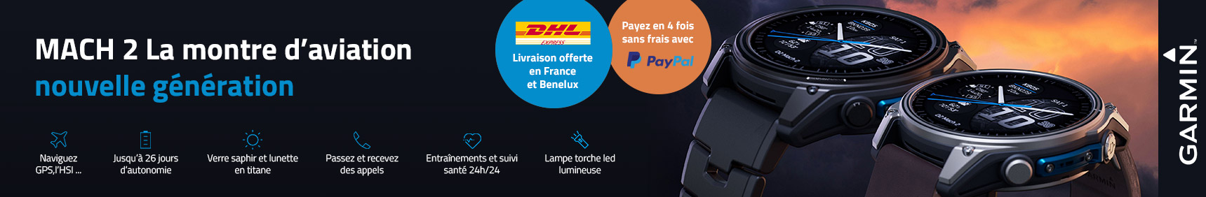 Montre Garmin Mach 2